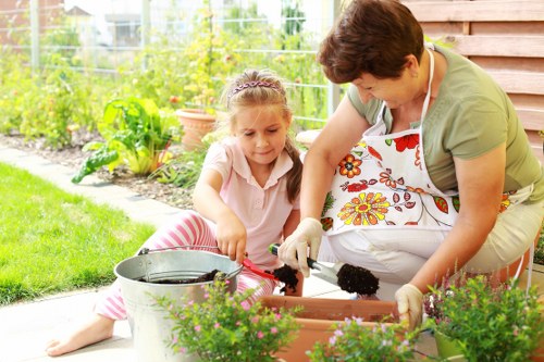 Landscaping work and site preparation